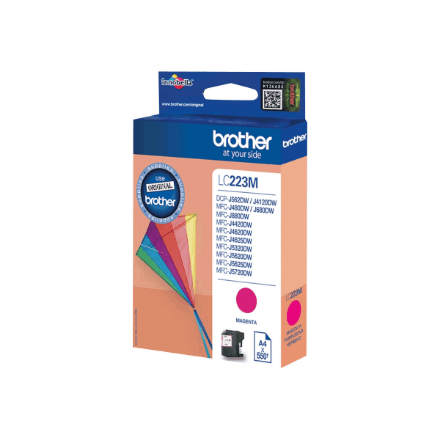 Brother LC223M tindikassett, magenta, 600 lk