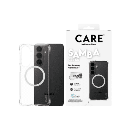CARE by PanzerGlass Samba clear case for Samsung Galaxy S26+