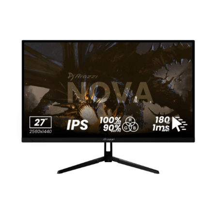 Arozzi | Nova | 34 " | VA | QHD | 21:9 | 165 Hz | 1 ms | 3440 x 1440 pixels | 350 cd/m² | HDMI ports quantity 2 | Black