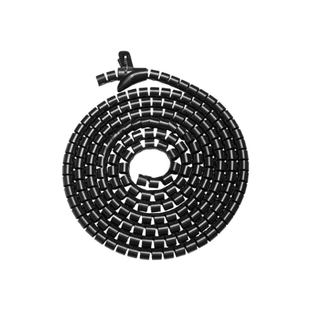 Digitus DA-90508 Cable Sleeve, Black, 3 cm Flexible PET, 5 m