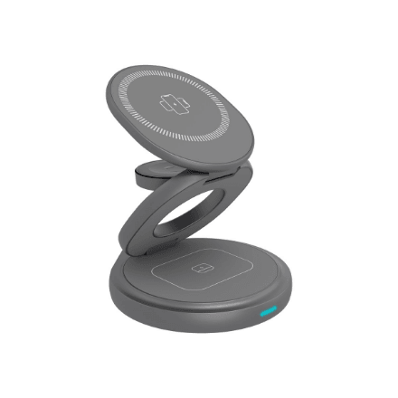 Складная зарядная подставка Raidsonic Icy Box IB-SH101-CH, 3 в 1, 18 Вт