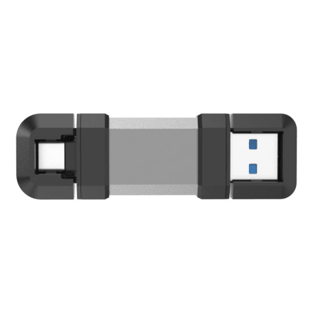 Silicon Power Mobile C51 128 GB USB-mälupulk, hõbedane