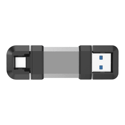 Silicon Power Mobile C51 128 GB USB-mälupulk, hõbedane