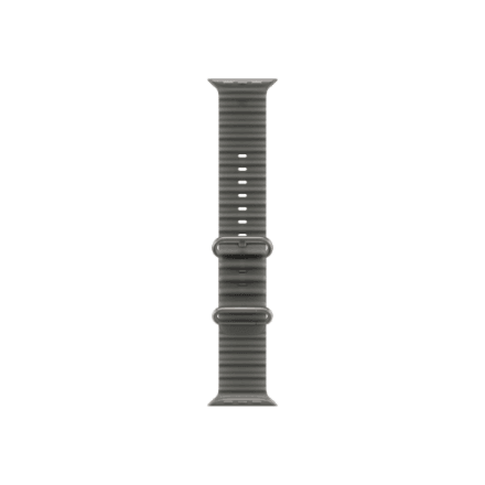 APPLE 49mm Translucent Black Ocean Band - Natural Titanium Finish | Apple