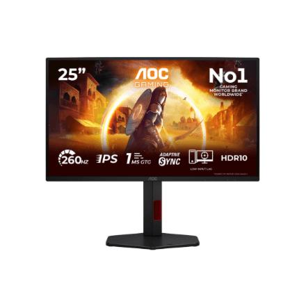 AOC 25G4ZR monitor, 25″ Fast IPS, FHD, 240 Hz