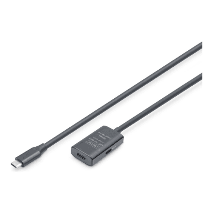 Aktiivne USB-C – USB-C pikenduskaabel Digitus, 5 m, USB 3.2 Gen 2