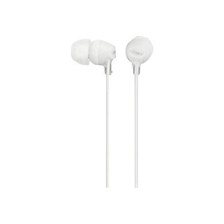 Наушники Sony MDR-EX15LP внутриканальные, белые, проводные