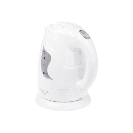 Adler AD 08 electric kettle, 1 L, 850 W, white