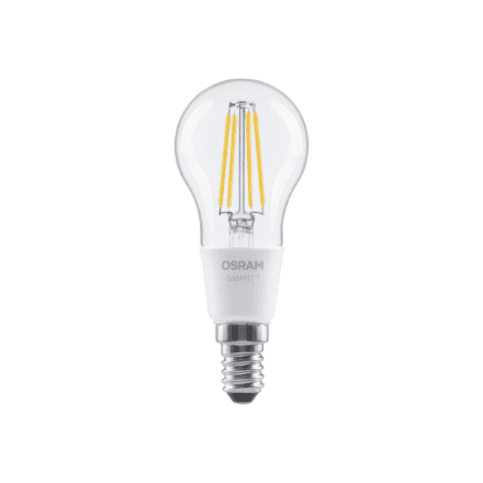 Osram SMART+ Matter Filament Classic P40 smart bulb, E14, 4 W, warm white