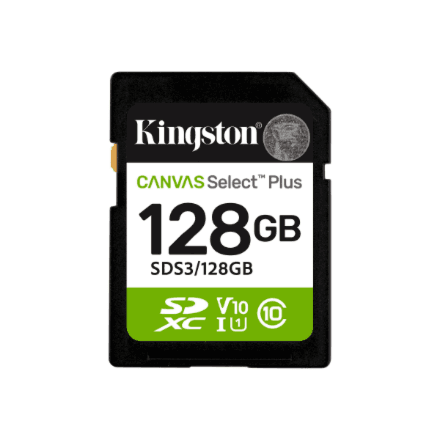 Kingston Canvas Select Plus SD 128 GB mälukaart