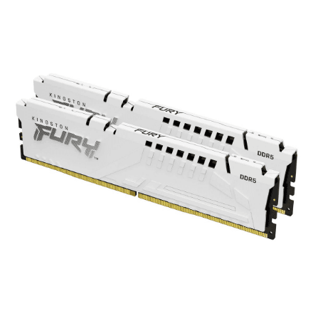 Kingston FURY Beast 32 GB DDR5 RAM, 6000 MHz, CL30, white