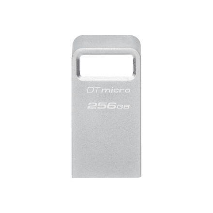 Kingston DataTraveler micro 256 GB USB-mälupulk, hõbedane