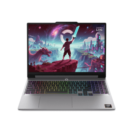 Lenovo | LOQ Essential 15ARP11 | Luna Grey | 15.6 " | IPS | FHD | 1920 x 1080 pixels | 144 Hz | Anti-glare | AMD Ryzen 7 | 170 | 16 GB | SODIMM DDR5 | NVIDIA GeForce RTX 5060 | GDDR7 | 8 GB | Windows 11 Home | 802.11ax | Bluetooth version 5.2 | Keyboard language US international | Keyboard backlit | Warranty 24 month(s) | Battery warranty 12 month(s)