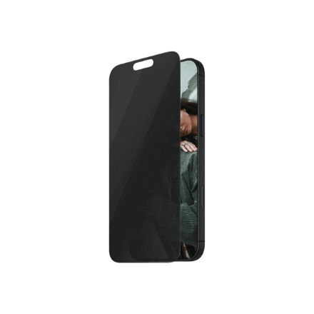 PanzerGlass iPhone 16 Pro Glass Screen Protector, Black, Ultra-Wide Fit