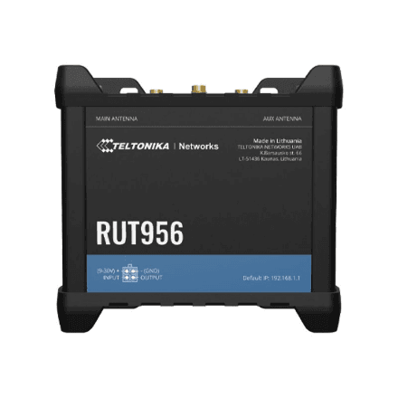Teltonika RUT956 tööstusruuter GNSS-i ja nelja pordiga