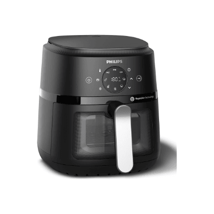 Philips Airfryer | NA221/00 2000 series | Power 1500 W | Capacity 4.2 L | Rapid Air technology | Black/Silver
