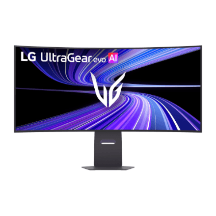 LG UltraGear evo GX9 45GX950B-B curved gaming monitor, 45″ OLED, 5K2K