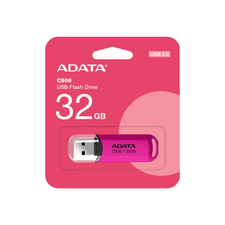 ADATA C906 32 GB USB-mälupulk, roosa