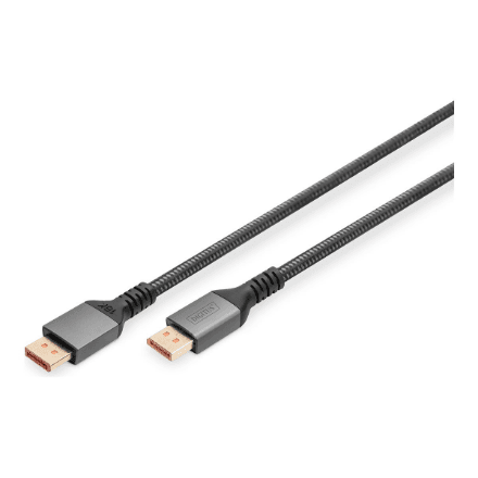 DisplayPort-kaabel Digitus, DP 2.1, 16K, 1 m, DB-340111-010-S