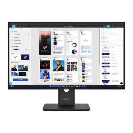 Lenovo ThinkVision T32UD-40 31.5" 4K IPS Monitor, USB-C 100W