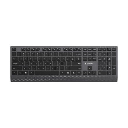 Gembird KB-MCH-06 keyboard, wired, slim keys, US, black