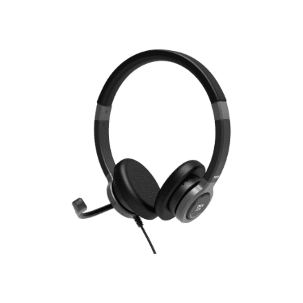 PORT CONNECT PRO ON'R 300 wired USB headphones, black