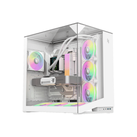 Gamemax Nex C56 VC ATX PC case, white
