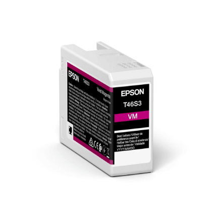 Epson T46S3 UltraChrome Pro 10 professional ink, vivid magenta, 25 ml