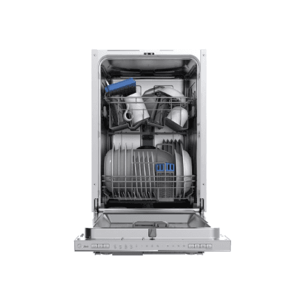 Integreeritav nõudepesumasin Midea MDWEB1004LS-W, 10 komplekti, 45 cm, hõbedane