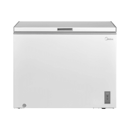 Midea Freezer | MDRC345FZE01 | Energy efficiency class E | Chest | Free standing | Height 85 cm | Total net capacity 249 L | Display | White