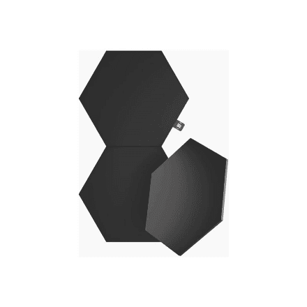 Valguspaneel Nanoleaf Shapes Black Hexagon Expansion pack (3 panels)