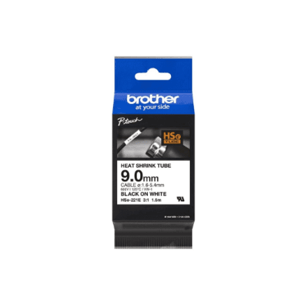 Kuumkahanev toru-lint Brother HSe-221E, must valgel