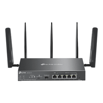VPN-роутер TP-Link Omada ER706W-4G, 4G+ Cat6, AX3000