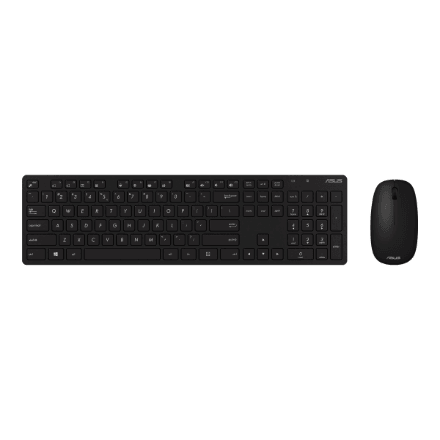 Asus W5000 juhtmevaba klaviatuur ja hiir, must