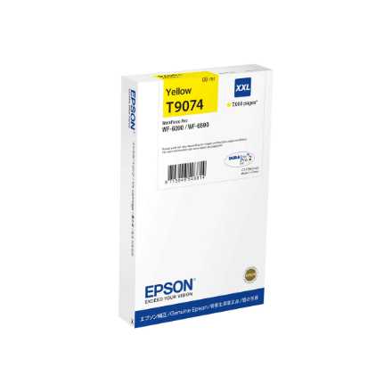 Epson C13T90744N WF-6XXX tindikassett, kollane, 7000 lk