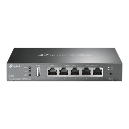 TP-LINK | SafeStream Multi-WAN VPN Router | TL-ER605 | 802.1q | 10/100/1000 Mbit/s | Ethernet LAN (RJ-45) ports 1 Fixed Gigabit LAN Port | Mesh Support No | MU-MiMO No | No mobile broadband