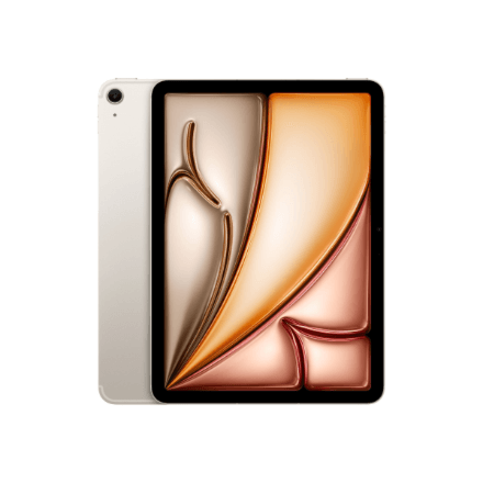 Apple | iPad Air Wi-Fi + Cellular | 11 " | Starlight | IPS | 2360 x 1640 pixels | Apple M3 | 8 GB | 512 GB | 3G | 4G | 5G | Wi-Fi | Front camera | 12 MP | Rear camera | 12 MP | Bluetooth | 5.3 | iPadOS | USB-C charging cable