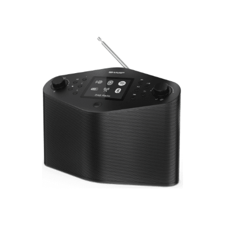 Sharp Micro Hi-Fi System with Built-In Rechargeable Battery
