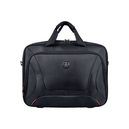 PORT DESIGNS | Courchevel | Fits up to size 15.6 " | Messenger - Briefcase | Shoulder strap | Black
