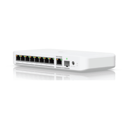 Ubiquiti | Flexible, 8-port 2.5 GbE PoE++ switch with a 10 GbE RJ45/SFP+ combination uplink port | USW-Flex-2.5G-8-PoE | Managed | Wall-mountable/Desktop
