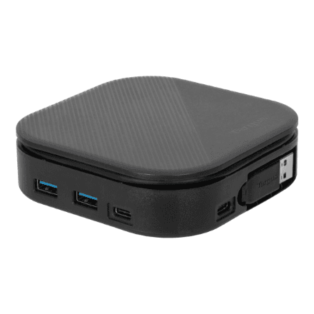 Targus Universal DisplayLink USB-C Dual Monitor travel dock, 80 W, DOCK116GLZ
