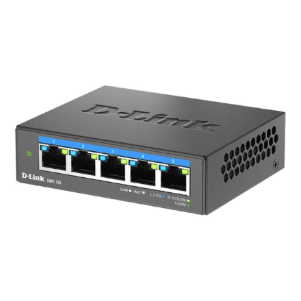 D-Link DMS-105/E 5-pordiline 2,5G multigigabitine switch