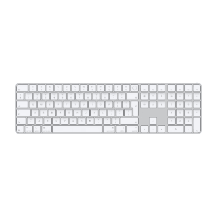 Apple Magic Keyboard Touch ID ja numbriosaklahvistik, valge