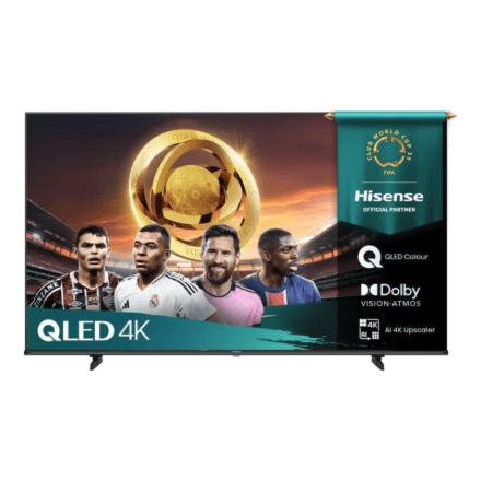 Hisense 65E7Q 65-tolline 4K QLED nutiteler VIDAA-ga, must