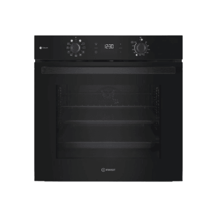 INDESIT Oven | IO K58HS B | 71 L | Electric | Hydrolytic | Electronic | Convection | Height 59.5 cm | Width 59.5 cm | Black