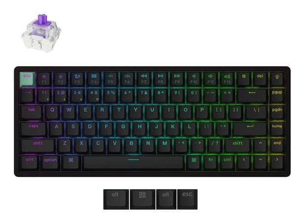 Keychron K2 75% Wireless Mechanical Keyboard Black