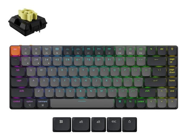 Keychron K3 75% RGB Mechanical Keyboard Grey – Best Price