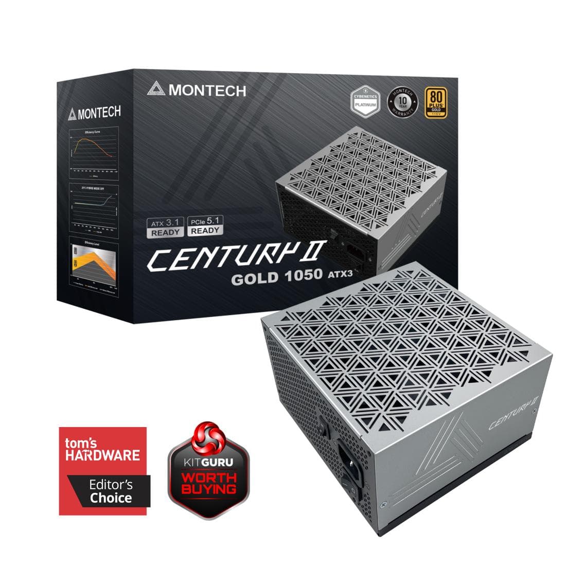 MONTECH Century II 1050W ATX toiteallikas soodne hind
