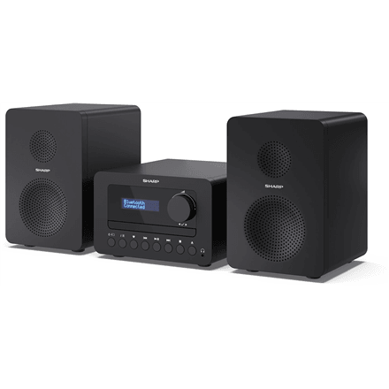 Sharp XL-B520D(BK) mikrosüsteem CD, Bluetooth 5.0, DAB+, must