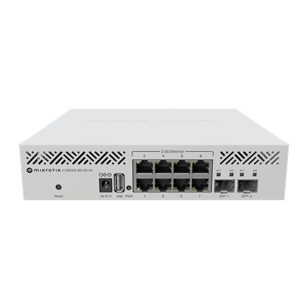 MikroTik CRS310-8G+2S+IN Cloud Router Switch, 8 porti + 2 SFP+